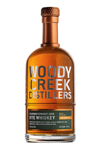 WILLIAM H MACY WOODY CREEK WHISKEY RYE SINGLE BARREL COLORADO 6YR 750ML