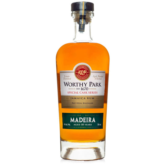 WORTHY PARK RUM MADEIRA SPECIAL CASK SERIES JAMAICA 10YR 750ML