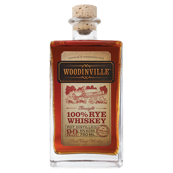 WOODINVILLE WHISKEY RYE STRAIGHT WASHINGTON 750ML