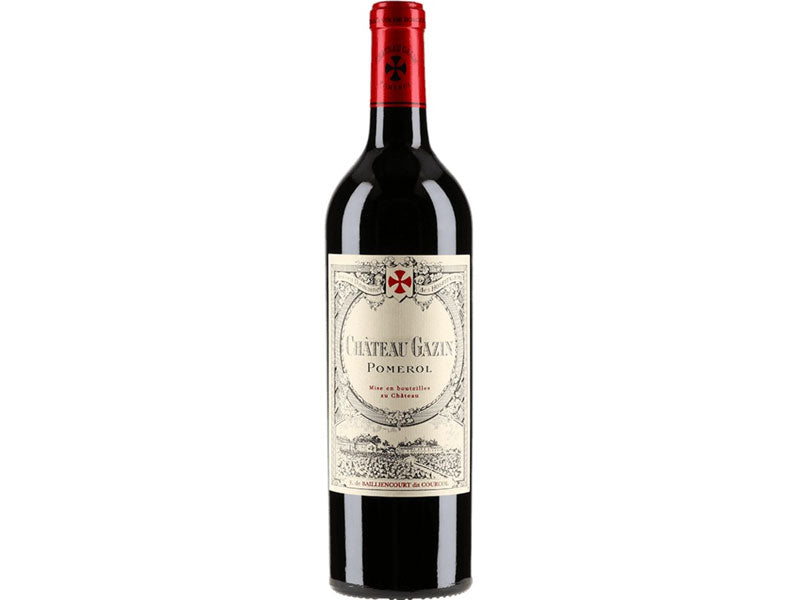 CHATEAU GAZIN RED BORDEAUX WINE POMEROL FRANCE 2014