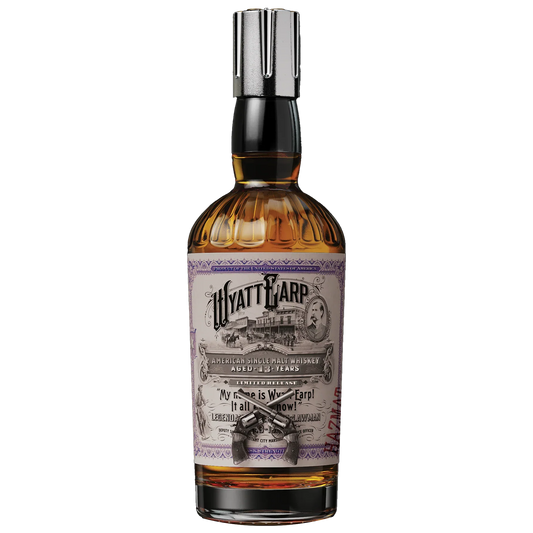 WYATT EARP WHISKEY SINGLE MALT CASK STRENGTH LIMITED EDITION GEORGIA 13YR 750ML LIQ