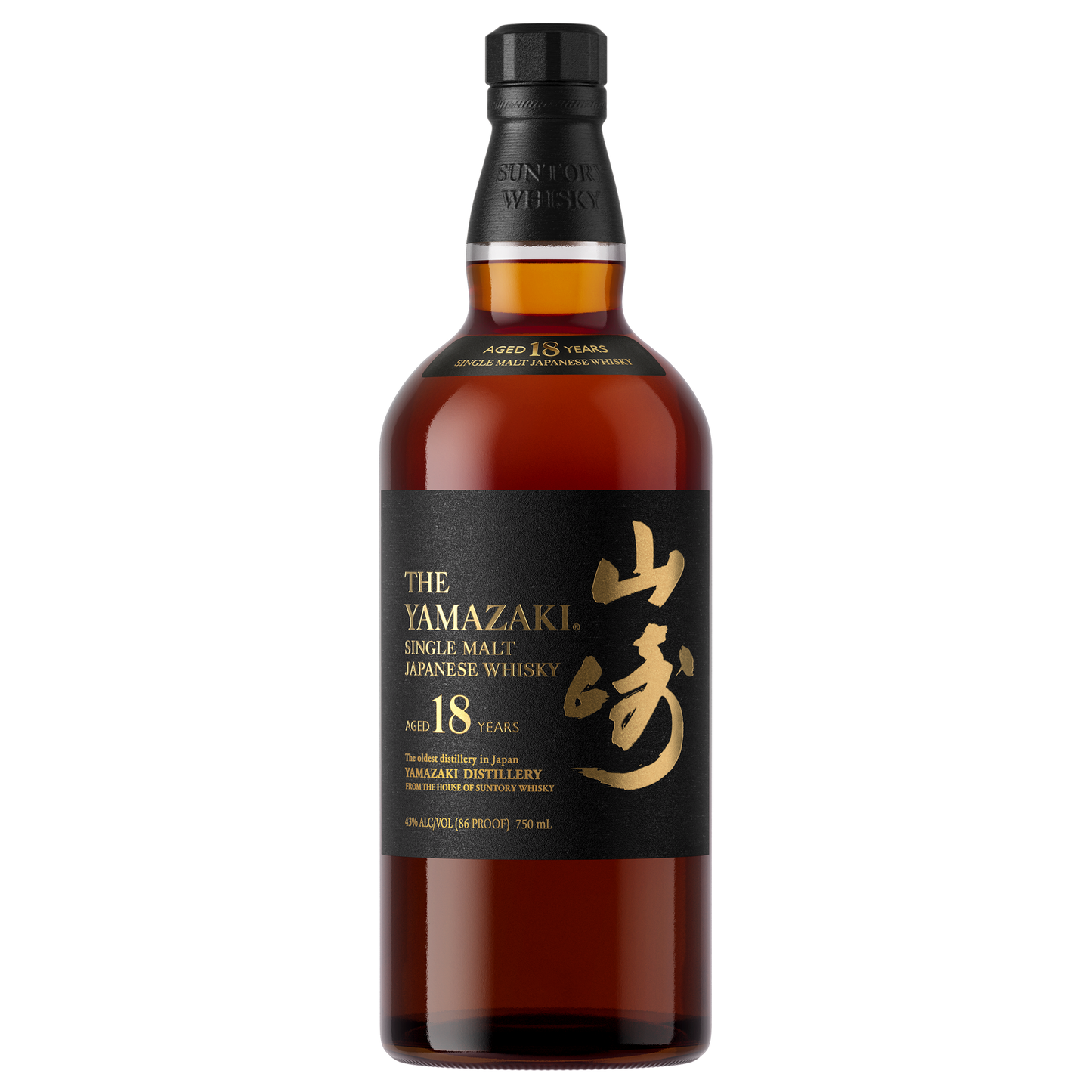 THE YAMAZAKI WHISKEY SINGLE MALT JAPANESE 18YR 700ML LIQ
