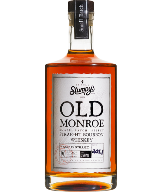 OLD MONROE BOURBON STRAIGHT SMALL BATCH SELECT ILLINOIS 750ML