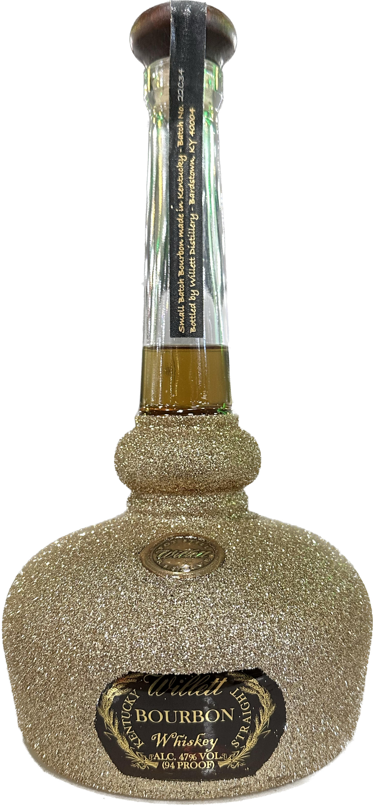 WILLETT BOURBON POT STILL RESERVE W/ GLITTER DESIGN KENTUCKY 750ML