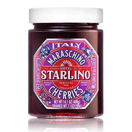 HOTEL STARLINO MARASCHINO CHERRIES ITALY 400GM - Remedy Liquor