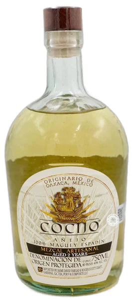 COCIJO MEZCAL ANEJO ARTESANAL ESPADIN 2YR 750ML