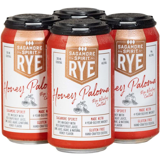 SAGAMORE SPIRIT RYE HONEY PALOMA COCKTAIL 4X355ML CANS