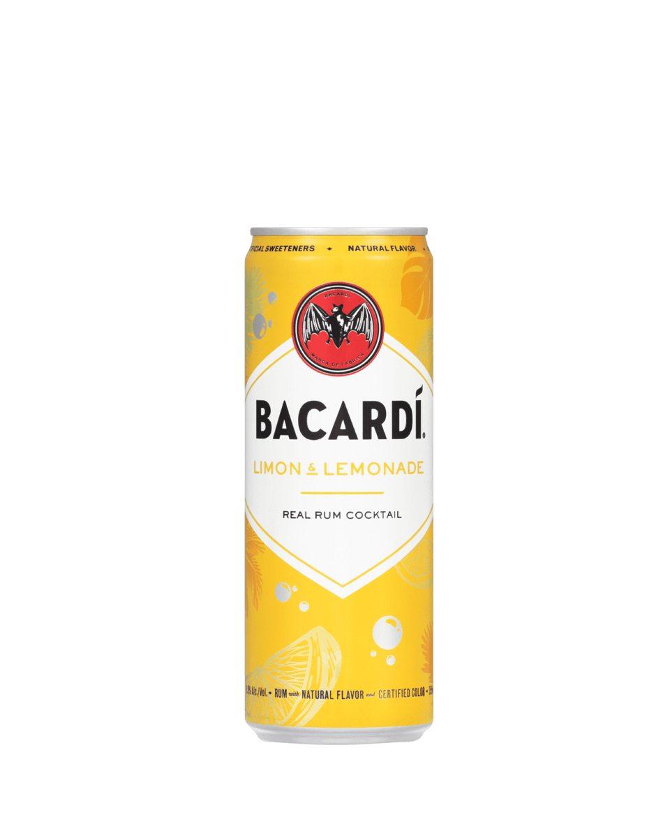 BACARDI RUM COCKTAIL LIMON & LEMONADE 4X355ML CAN