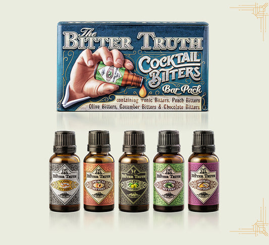 BITTER TRUTH COCKTAIL BITTERS BAR PACK (TONIC, PEACH, OLIVE, CUCUMBER, CHOCOLATE) 5X20ML - Remedy Liquor