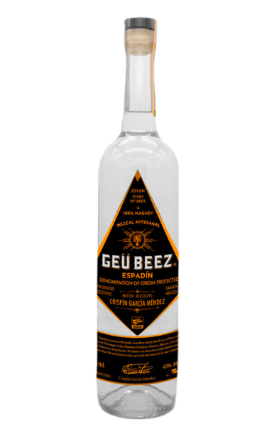 GEU BEEZ MEZCAL ARTESANAL ESPADIN JOVEN OAXACA 750ML