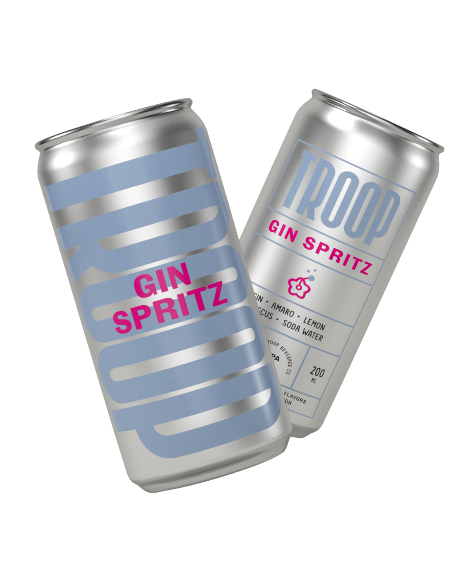 TROOP BEVERAGE GIN SPRITZ ( GIN AMARO LEMON HIBISCUS SODA WATER) 4X200ML