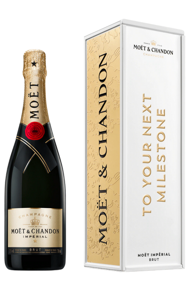 MOET & CHANDON CHAMPAGNE BRUT IMPERIAL LIMITED CONGRATS EDITION FRANCE 750ML