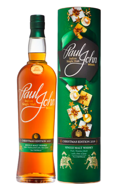 PAUL JOHN WHISKY SINGLE MALT CHRISTMAS EDITION 2023 INDIA 750ML