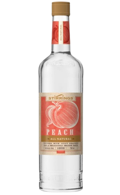 STIRRINGS PEACH LIQUEUR 750ML