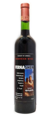 VERNASHEN  RED SEMI SWEET ARMENIAN WINE 750ML